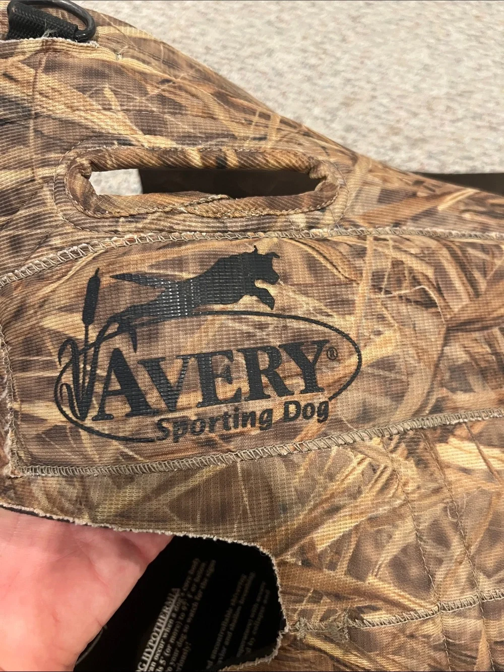 Avery sporting dog cold weather jacket